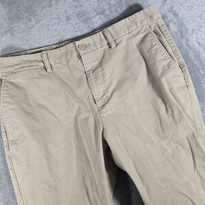 Old Navy Ultimate Straight Chino‎ Pants Casual Khaki Beige Men's 36x32
